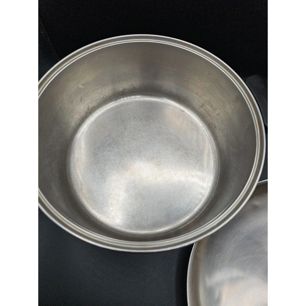 Vintage Revere Ware 1801 Copper Clad 5 Qt Casserole Pan Pot W Lid 10 In USA